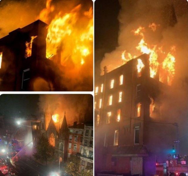 کلیسای تاریخی نیویورک در آتش  آخرین خبرها